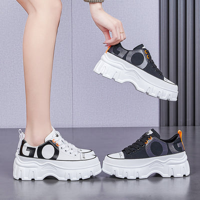 Zapatos Deportivos Elevadores con Suela Gruesa y Transpirables para Mujer - Image 9