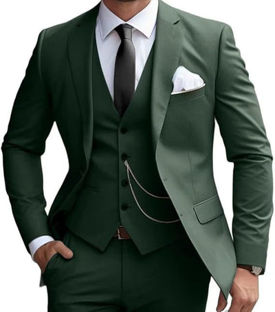Traje Slim Fit Ejecutivo para Hombre - Elegancia Formal y Temperamento Empresarial - Image 9
