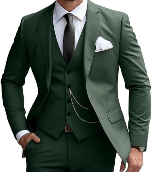 Traje Slim Fit Ejecutivo para Hombre - Elegancia Formal y Temperamento Empresarial - Image 9
