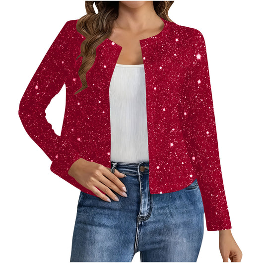 Cardigan Elegante con Detalles en Dorado para Mujer - Image 12