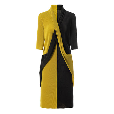 Vestido Drapeado Ligero Primavera - Corte Elegante - Image 14