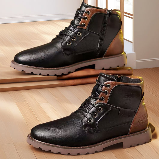 Botas Martin Casual de Hombre Talla Grande con Cierre - Image 14