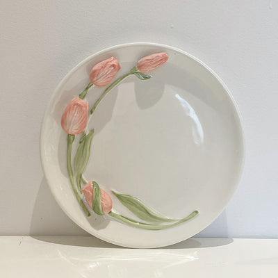 Juego de Vajilla Cerámica Tulipán 3D - Plato, Tazón y Taza - Image 6