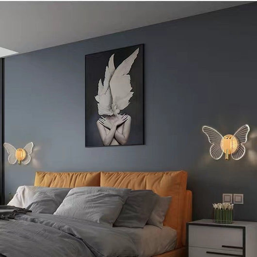 Lámpara de Pared Acrílica Minimalista para Mesita de Noche - Image 5