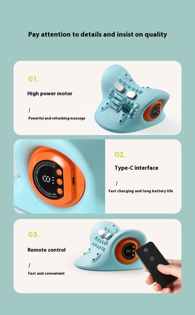 Almohada de Masaje Eléctrica Portátil Multifuncional para Auto y Hogar - Image 14
