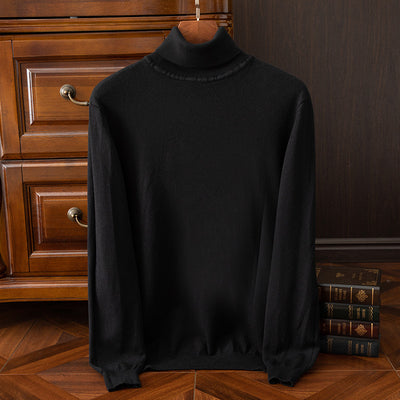Suéter Cuello Alto para Hombre Otoño Invierno - Abrigo Interior Versátil - Image 8