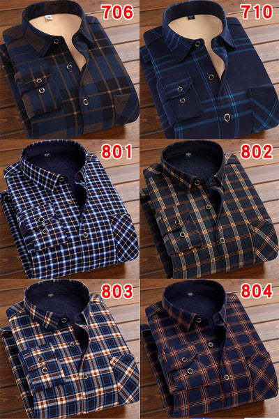 Camisa Térmica Acolchada a Cuadros para Hombre - Image 22