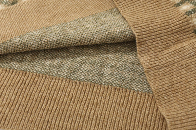 Suéter a Cuadros con Diseño de Oso para Hombre - Primavera y Otoño - Image 14