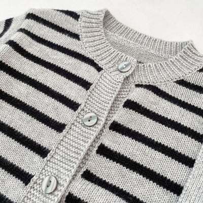 Conjunto Cardigan Tejido a Rayas - Dos Piezas - Image 16