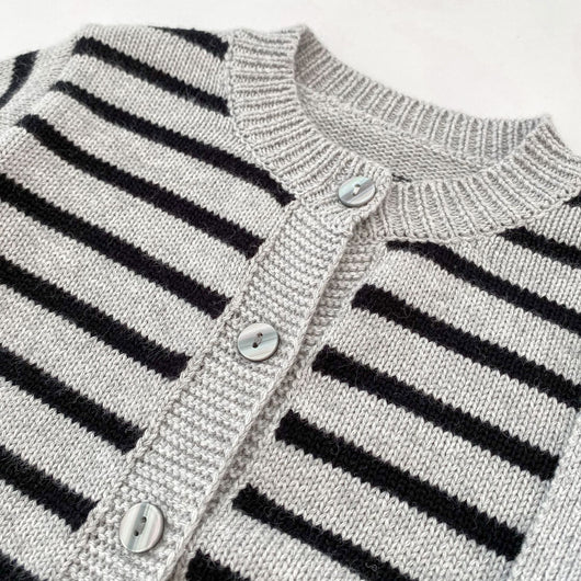 Conjunto Cardigan Tejido a Rayas - Dos Piezas - Image 16