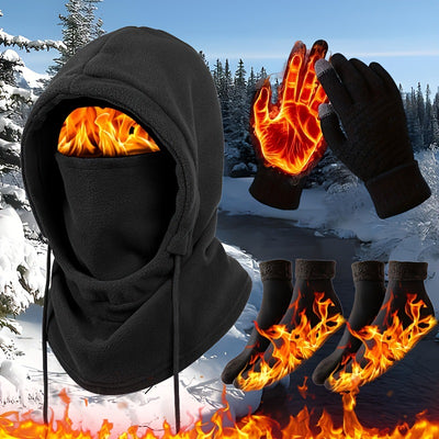Conjunto Completo Abrigador: Gorro, Guantes y Calcetines Invierno - Image 6