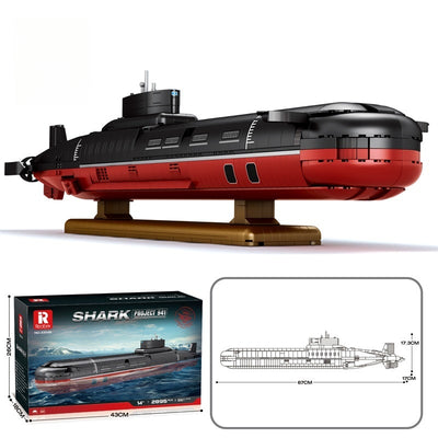 Submarino Typhoon Militar - Bloques de Construcción Educativos - Image 6