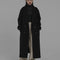 Abrigo Larga Oversized Estilo Coreano Inspirado en Hepburn