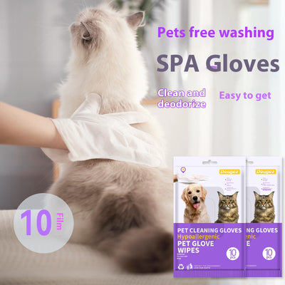 Guantes Desechables Desinfectantes con Papel Desodorizante para Mascotas