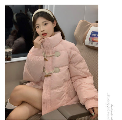 Chaqueta Acolchada Coreana Suelta Midi para Mujer Invierno - Image 11