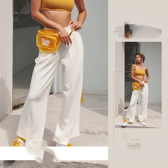 Pantalones Deportivos Sueltos para Mujer, Resistentes al Viento y Cómodos