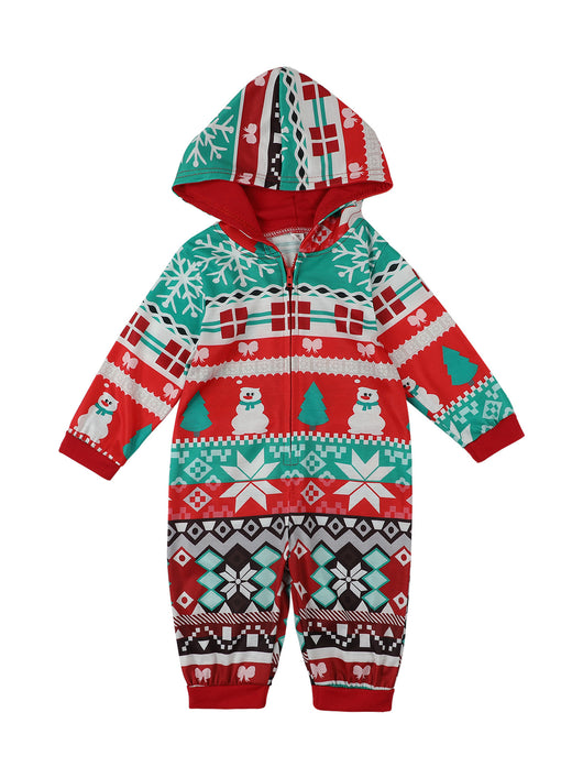 Pijama Navideño con Capucha para Toda la Familia - Conjunto Coordinado Padre e Hijo - Image 10