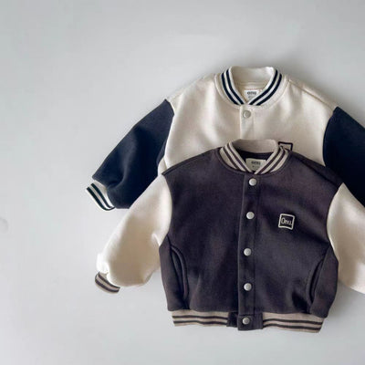 Chaqueta de Béisbol Infantil con Costuras Decorativas - Image 5