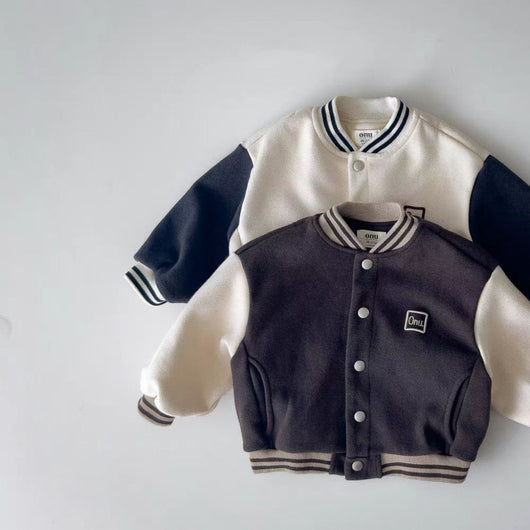 Chaqueta de Béisbol Infantil con Costuras Decorativas - Image 5