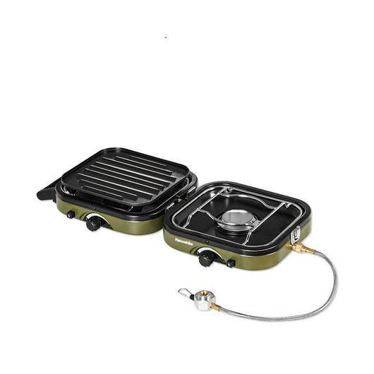 Estufa Portátil de Doble Quemador para Camping y Picnic - Image 3