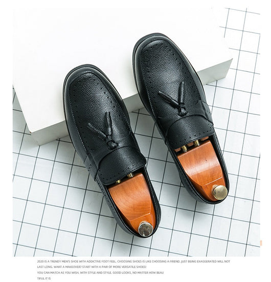 Mocasines de Cuero con Borla para Hombre - Zapatos Casuales Ejecutivos - Image 20