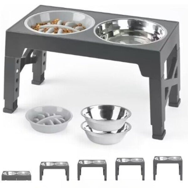 Comedero Elevado para Perros Medianos y Grandes con Protección Cervical Anti-volcado - Image 4