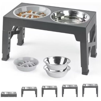 Comedero Elevado para Perros Medianos y Grandes con Protección Cervical Anti-volcado - Image 4