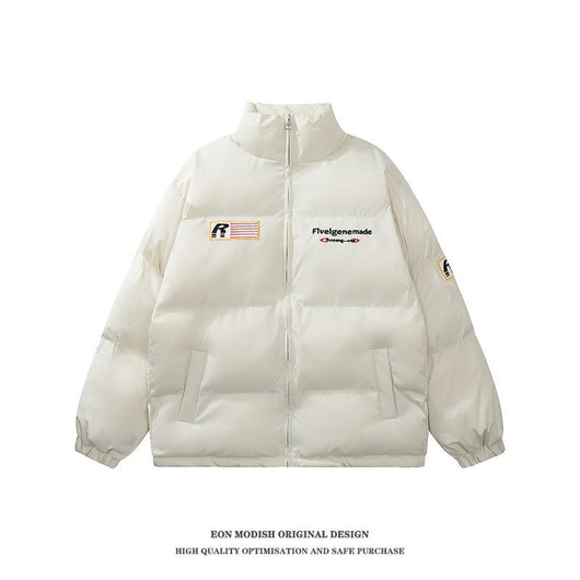 Chaqueta de Algodón con Bordado Americano Holgada para Mujer - Image 3