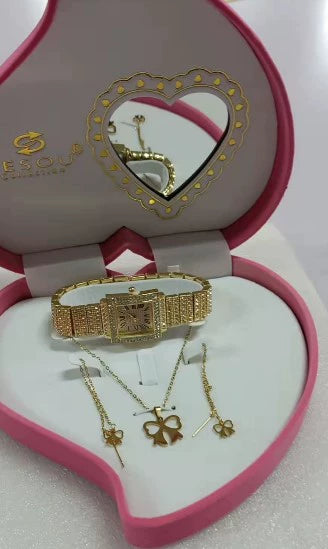 Caja de Regalo Elegante para Joyería, Relojes y Collares - Image 10