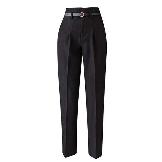 Pantalones Cropped Sueltos de Cintura Alta para Mujer - Image 10