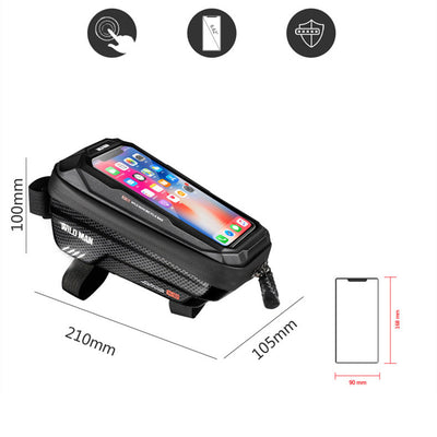 Bolsa Delantera Rígida EVA para Bicicleta - Equipo de Ciclismo - Image 8