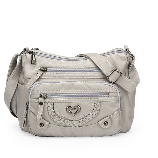 Bolso Mensajero Mujer Grande Multi-bolsillos Capacidad Premium - Image 9
