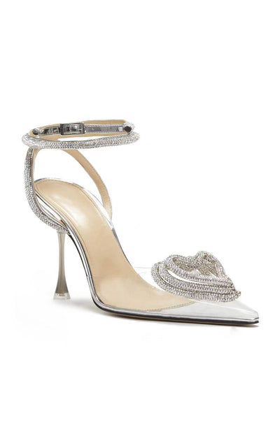 Sandalias Elegantes con Corazones de Cristal Brillante - Diseño Versátil - Image 19