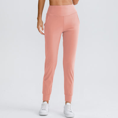 Pantalones de Yoga Talle Alto Holgados con Cintura Elástica