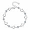 Collar Corazón a Corazón con Diamantes Blancos - Joyería Trendy