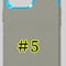 Capa Individual Azul Céu Cinza IP 13 de 6,7
