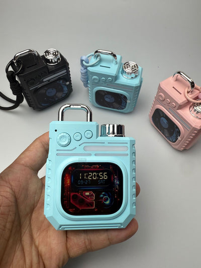 Altavoz Inteligente Portátil con Subwoofer, Pantalla a Color y Reloj Climático - Image 25
