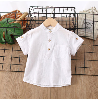 Playera de Verano para Niño - Diseño Liso de Manga Corta - Image 13