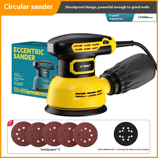 Lijadora Excéntrica 5" con Control de Velocidad - Pulidora Profesional - Image 4