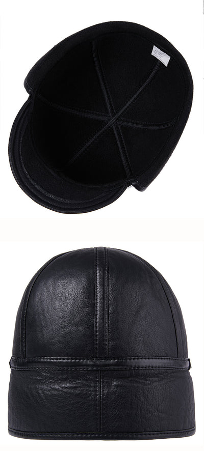 Gorro de Invierno en Piel de Borrego con Forro Térmico para Hombre - Image 10
