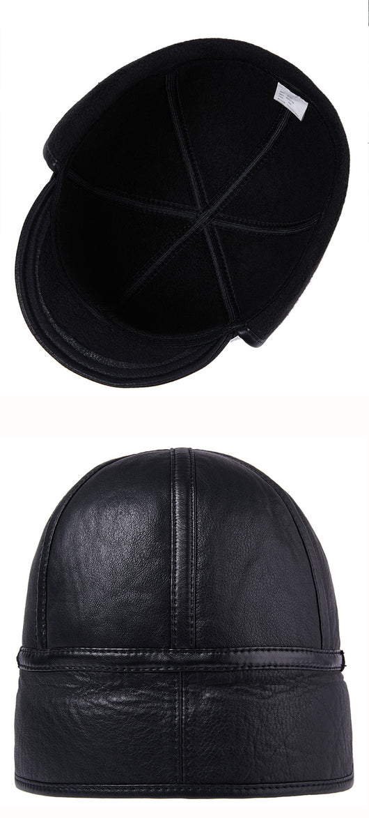 Gorro de Invierno en Piel de Borrego con Forro Térmico para Hombre - Image 10