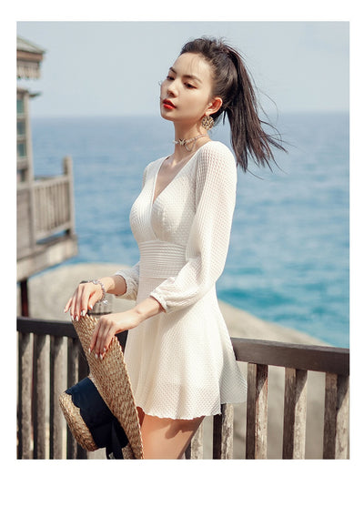 Traje de Baño Coreano Manga Larga con Control de Abdomen y Push Up - Image 22
