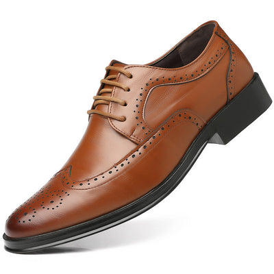 Zapatos Casuales de Cuero Tallado para Hombre - Image 4