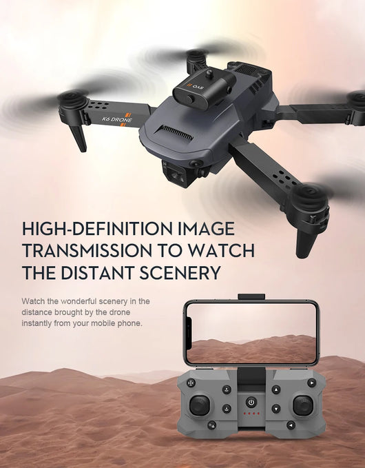 Dron 4K con Evasión de Obstáculos y Control Remoto Profesional - Image 20