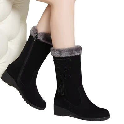 Botas de Algodón con Forro Polar - Calzado Cálido y Acolchado - Image 3