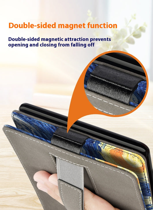 Funda Protectora de Cuero Pintado para Jóvenes - 6 Pulgadas - Image 26