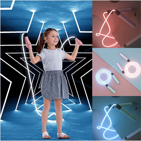 Cuerda para Saltar LED con Tecnología Antienredos - Profesional CrossFit y Fitness