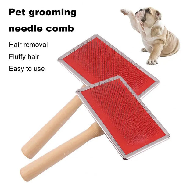 Peine Deslanador para Perros y Gatos - Acero Inoxidable Profesional