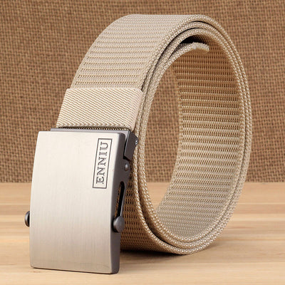 Cinturón de Lona para Hombre con Hebilla Suave - Image 36