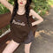Blusa Suelta sin Mangas con Tirantes Ajustables para Mujer